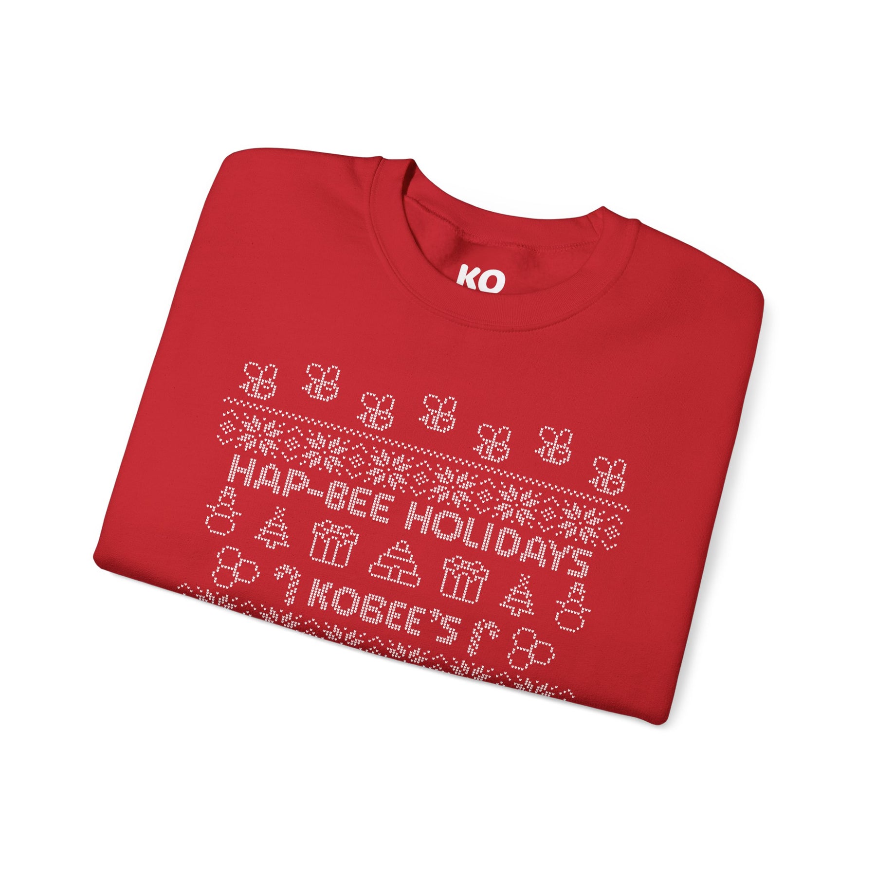 Unisex KOBEE'S - Festive Hap-Bee Holidays Crewneck Sweatshirt