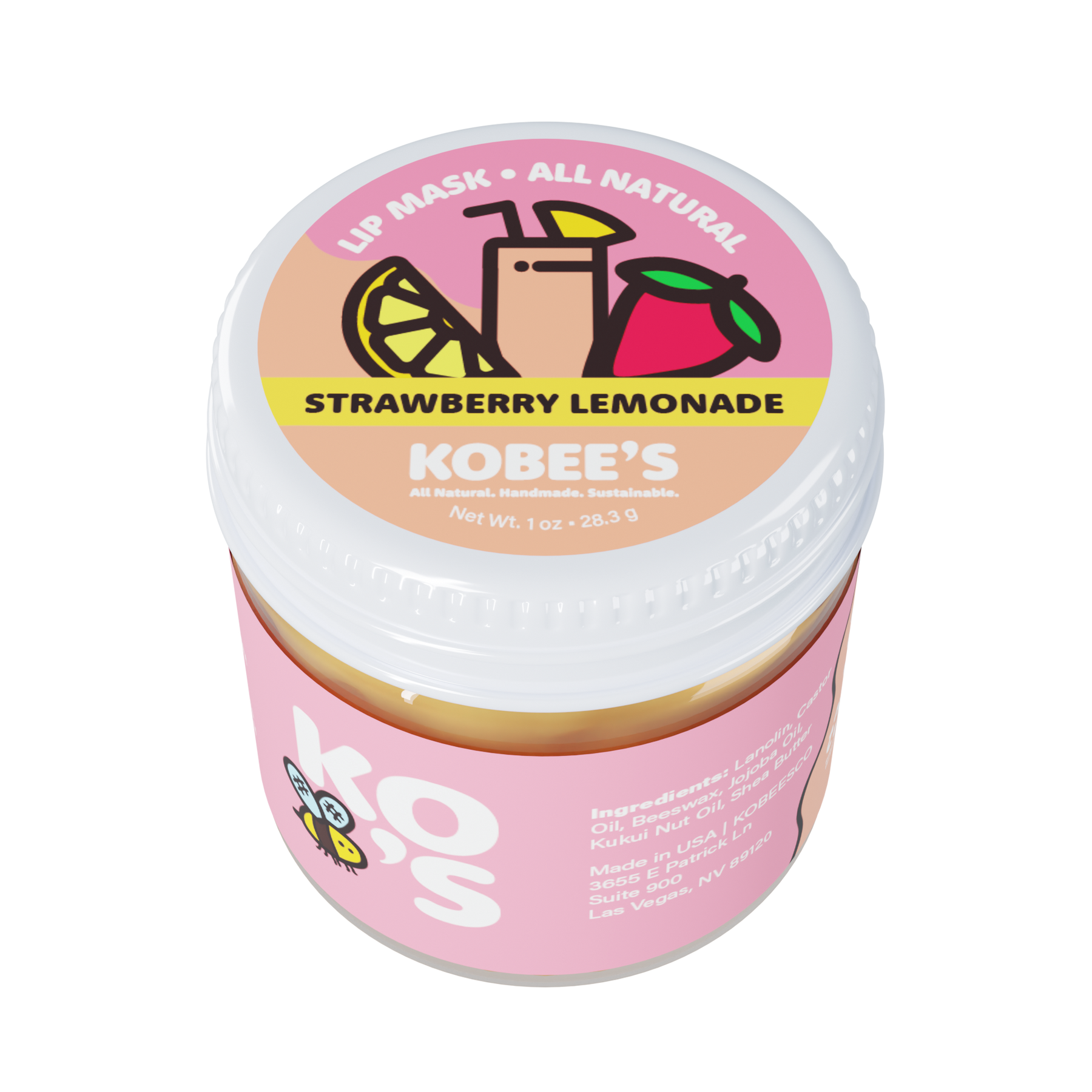 Strawberry Lemonade Overnight Lip Mask