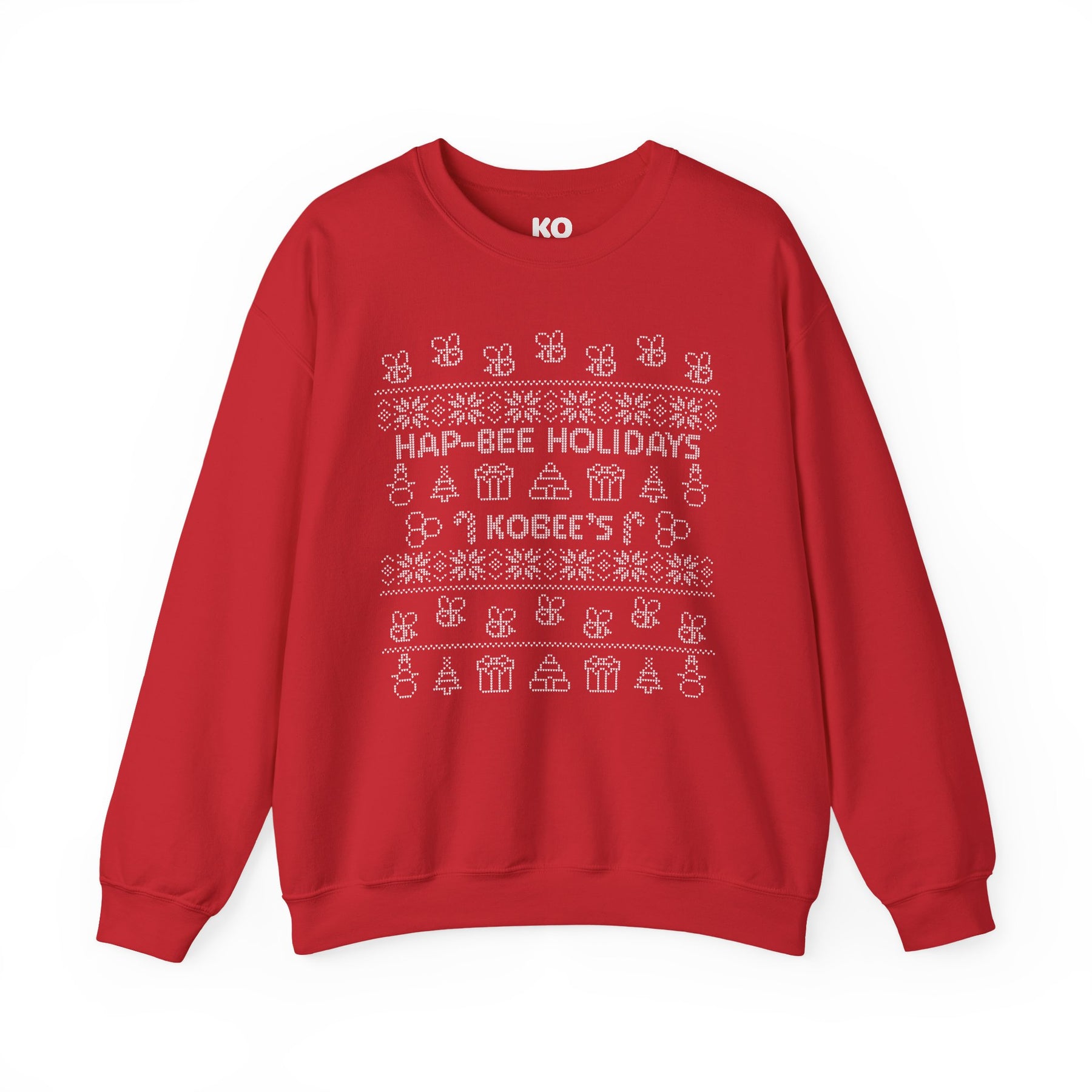 Unisex KOBEE'S - Festive Hap-Bee Holidays Crewneck Sweatshirt