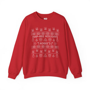 Unisex KOBEE'S - Festive Hap-Bee Holidays Crewneck Sweatshirt