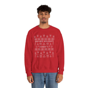 Unisex KOBEE'S - Festive Hap-Bee Holidays Crewneck Sweatshirt