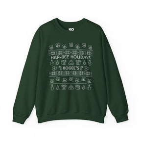 Unisex KOBEE'S - Festive Hap-Bee Holidays Crewneck Sweatshirt