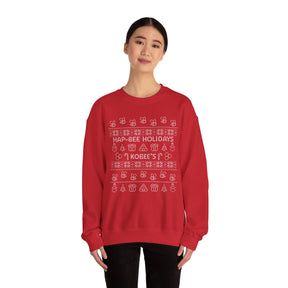Unisex KOBEE'S - Festive Hap-Bee Holidays Crewneck Sweatshirt