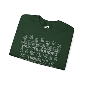 Unisex KOBEE'S - Festive Hap-Bee Holidays Crewneck Sweatshirt