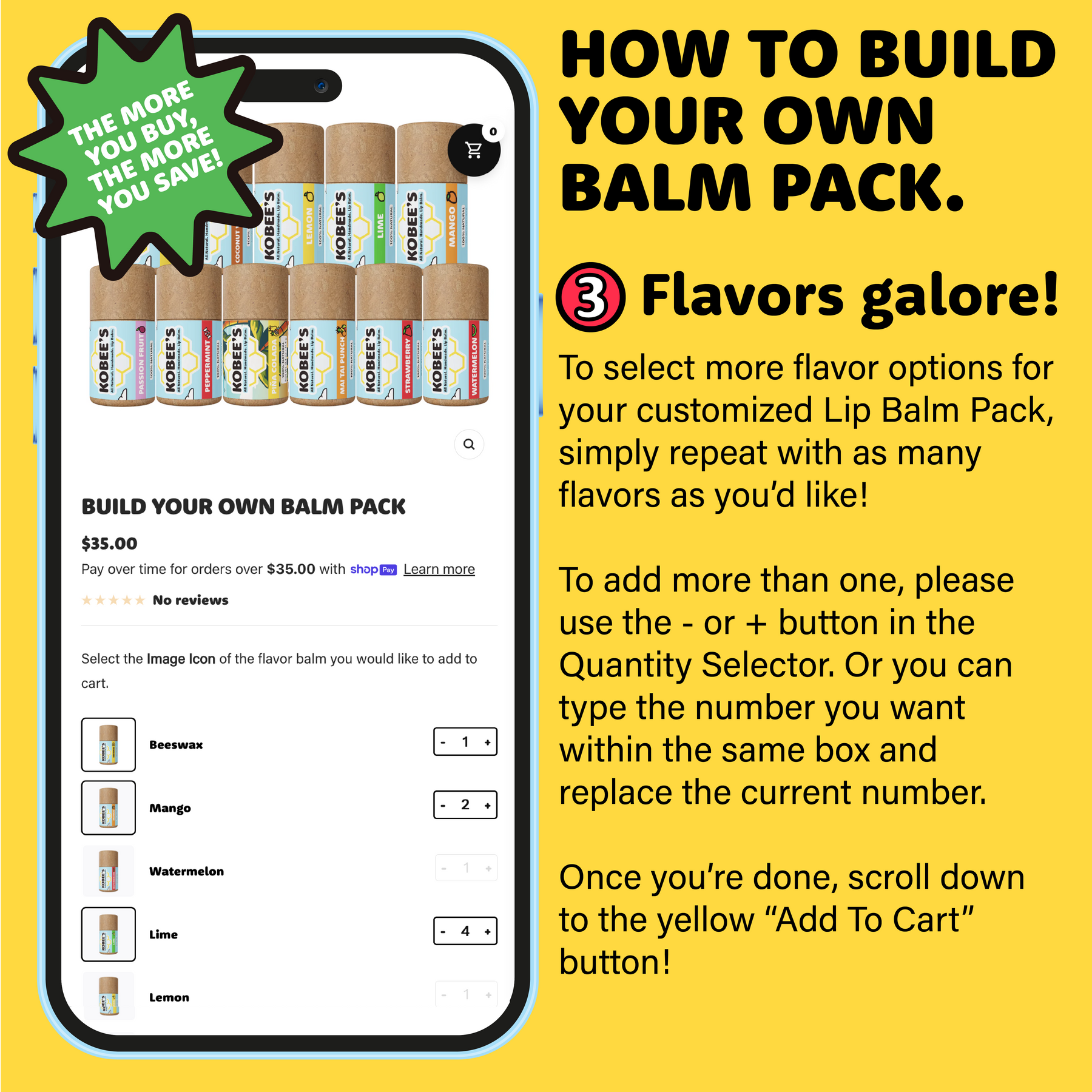 Build Your Own Balm Pack