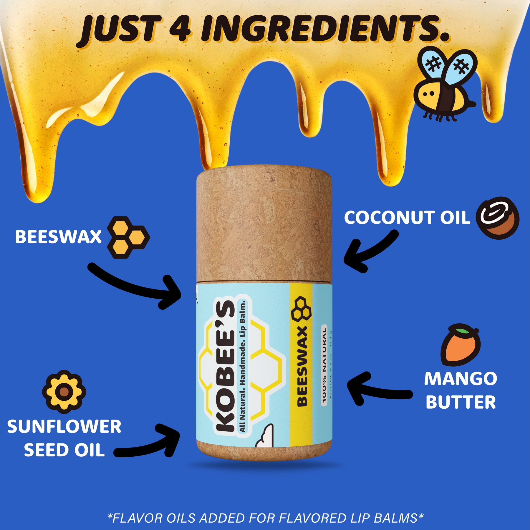 KOBEE'S - Buzzin Balm 10 Pack Lip Balm